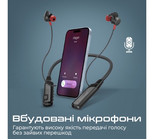Bluetooth-гарнітура Promate Blend Black