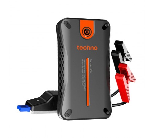 Пусковий пристрій для автомобілів Techno 10000mAh Black (booster-800)