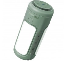 Ліхтарик кемпінговий Promate з Bluetooth колонкою та вбудованим повербанком на 6000 мАг Green (campmate-4)