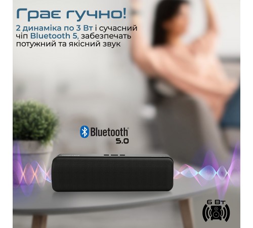Акустична система Promate Capsule-2 6W Black