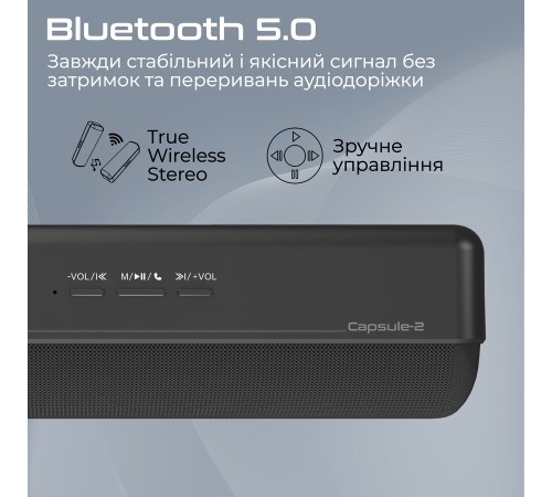 Акустична система Promate Capsule-2 6W Black