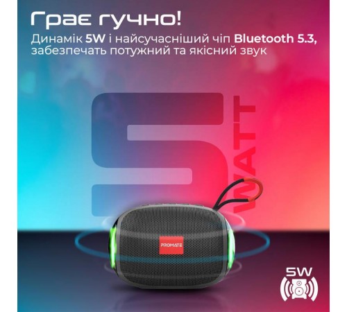 Акустична система Promate Capsule-3 Black