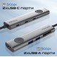 USB-хаб Promate ComandHub-Lite USB Type-C Grey