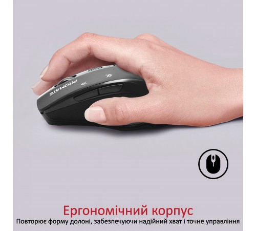 Миша бездротова Promate Cursor Black