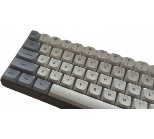 Клавіатура бездротова Motospeed Darmoshark K5 Gateron Silver Pro Light Gray (dmk5lgspro)