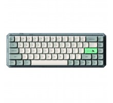 Клавіатура бездротова Motospeed Darmoshark K5 Gateron Silver Pro Light Gray (dmk5lgspro)