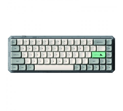 Клавіатура бездротова Motospeed Darmoshark K5 Gateron Yellow Pro Light Gray (dmk5lgypro)
