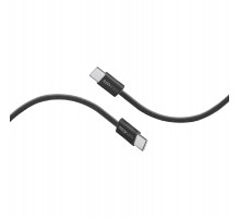 Кабель Promate USB Type-C - USB Type-C (M/M), 3 A, 60 W, 1.2 м, EcoLine-CC120 Black (ecoline-cc120.black)