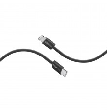 Кабель Promate USB Type-C - Lightning (M/M), 3 A, 27 W, 1.2 м, EcoLine-Ci120 Black (ecoline-ci120.black)