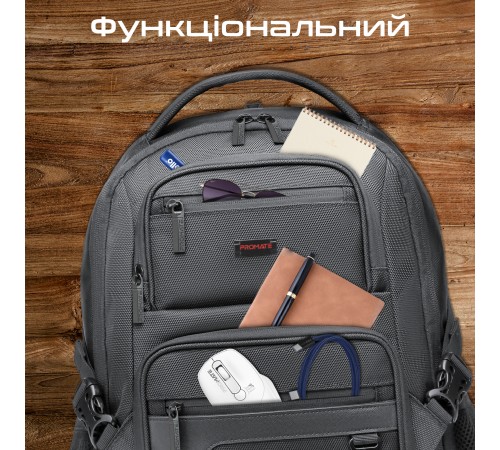 Рюкзак для ноутбука Promate Elitepack Lite 15.6" Black
