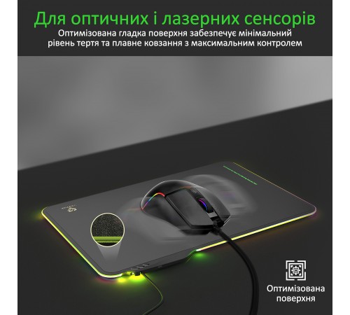 Ігрова поверхня Vertux Fluxpad Black Ігрова поверхня Vertux Fluxpad Black