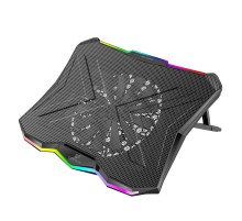 Охолоджуюча пiдставка для ноутбука Promate Vertux Glare Black