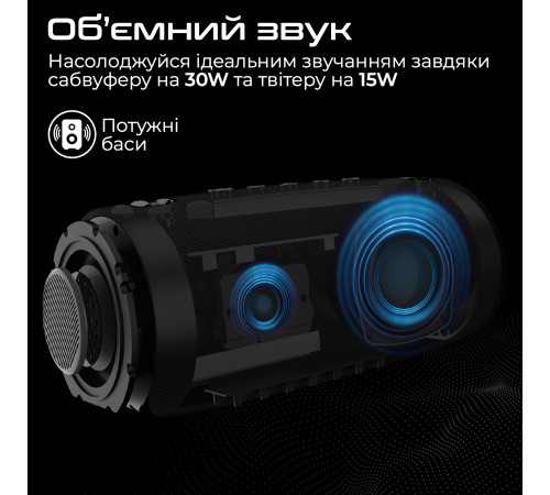 Акустична система HiFuture Gravity 45W Black (gravity.black)