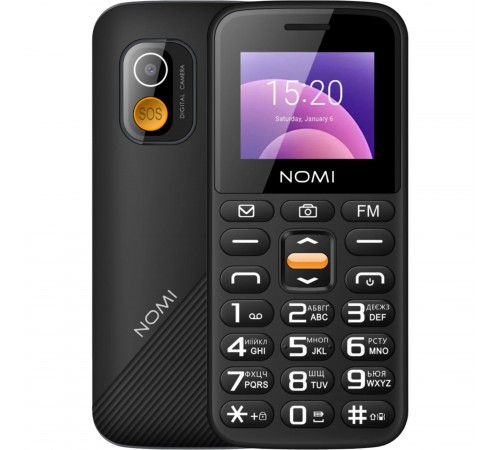 Мобiльний телефон Nomi i1820 Dual Sim Black