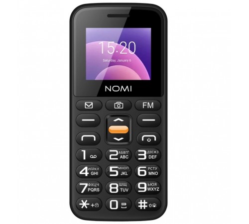 Мобiльний телефон Nomi i1820 Dual Sim Black