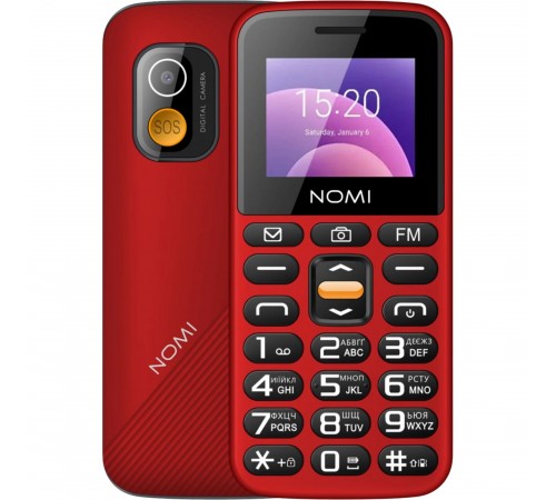 Мобiльний телефон Nomi i1820 Dual Sim Red