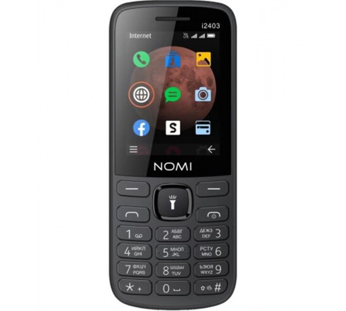 Мобiльний телефон Nomi i2403 Dual Sim Black