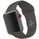 Силіконовий ремінець для Apple Watch 42(ser.1-3)/44/45/46/49mm Сірий / Charcoal Gray