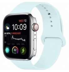 Силіконовий ремінець для Apple Watch 42(ser.1-3)/44/45/46/49mm Бірюзовий / Ice Blue