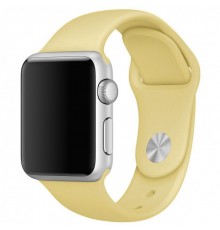 Силіконовий ремінець для Apple Watch 42(ser.1-3)/44/45/46/49mm Жовтий / Mellow Yellow