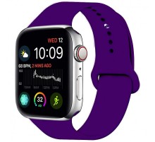 Силіконовий ремінець для Apple Watch 42(ser.1-3)/44/45/46/49mm Фіолетовий / Dark purple