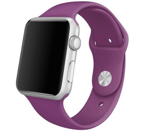Силіконовий ремінець для Apple Watch 42(ser.1-3)/44/45/46/49mm Фіолетовий / Grape Силіконовий ремінець для Apple Watch 42(ser.1-3)/44/45/46/49mm Фіолетовий / Grape