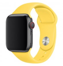 Силіконовий ремінець для Apple Watch 42(ser.1-3)/44/45/46/49mm Жовтий / Canary Yellow