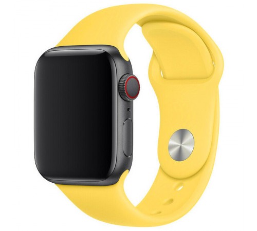 Силіконовий ремінець для Apple Watch 42(ser.1-3)/44/45/46/49mm Жовтий / Canary Yellow Силіконовий ремінець для Apple Watch 42(ser.1-3)/44/45/46/49mm Жовтий / Canary Yellow