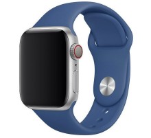 Силіконовий ремінець для Apple Watch 42(ser.1-3)/44/45/46/49mm Синій / Blue Cobalt