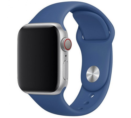 Силіконовий ремінець для Apple Watch 42(ser.1-3)/44/45/46/49mm Синій / Blue Cobalt Силіконовий ремінець для Apple Watch 42(ser.1-3)/44/45/46/49mm Синій / Blue Cobalt