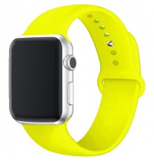 Силіконовий ремінець для Apple Watch 42(ser.1-3)/44/45/46/49mm Жовтий / Neon Yellow