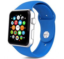 Силіконовий ремінець для Apple Watch 42(ser.1-3)/44/45/46/49mm Синій / Royal blue