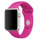 Силіконовий ремінець для Apple Watch 42(ser.1-3)/44/45/46/49mm Рожевий / Barbie pink