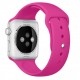 Силіконовий ремінець для Apple Watch 42(ser.1-3)/44/45/46/49mm Рожевий / Barbie pink