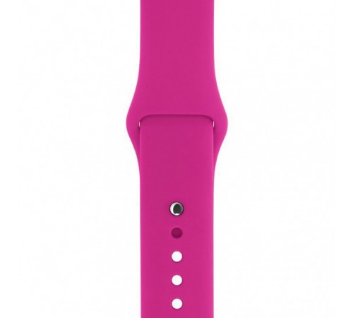 Силіконовий ремінець для Apple Watch 42(ser.1-3)/44/45/46/49mm Рожевий / Barbie pink Силіконовий ремінець для Apple Watch 42(ser.1-3)/44/45/46/49mm Рожевий / Barbie pink