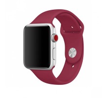 Силіконовий ремінець для Apple Watch 42(ser.1-3)/44/45/46/49mm Червоний / Rose Red