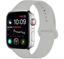 Силіконовий ремінець для Apple Watch 42(ser.1-3)/44/45/46/49mm Сірий / Gray
