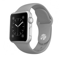Силіконовий ремінець для Apple Watch 42(ser.1-3)/44/45/46/49mm Сірий / Mist Blue