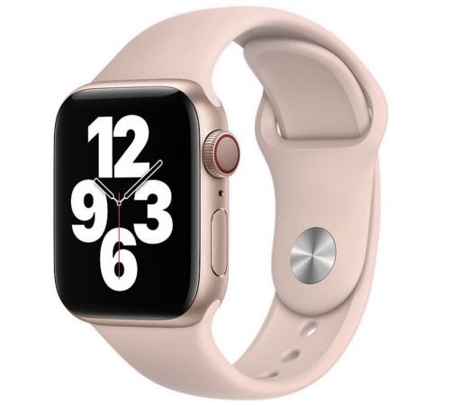 Силіконовий ремінець для Apple Watch 42(ser.1-3)/44/45/46/49mm Рожевий / Light Flamingo Силіконовий ремінець для Apple Watch 42(ser.1-3)/44/45/46/49mm Рожевий / Light Flamingo