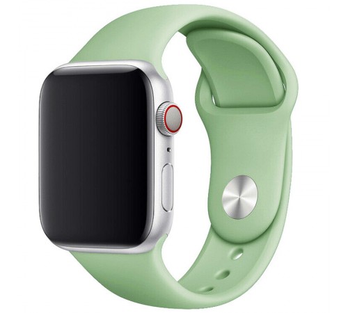 Силіконовий ремінець для Apple Watch 42(ser.1-3)/44/45/46/49mm М'ятний / Mint Силіконовий ремінець для Apple Watch 42(ser.1-3)/44/45/46/49mm М'ятний / Mint