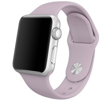 Силіконовий ремінець для Apple Watch 42(ser.1-3)/44/45/46/49mm Сірий / Lavender