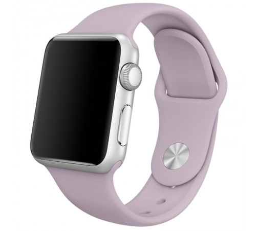 Силіконовий ремінець для Apple Watch 42(ser.1-3)/44/45/46/49mm Сірий / Lavender Силіконовий ремінець для Apple Watch 42(ser.1-3)/44/45/46/49mm Сірий / Lavender