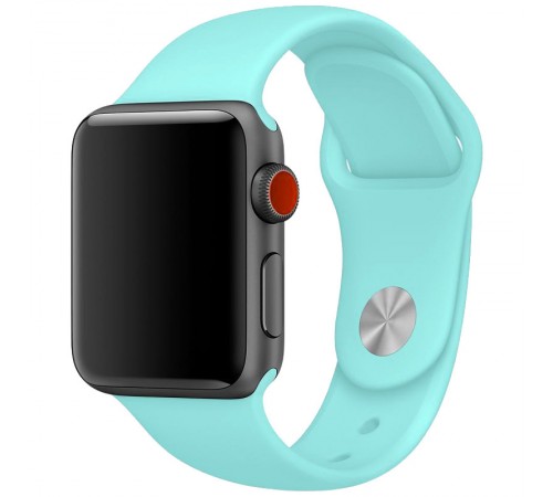 Силіконовий ремінець для Apple Watch 42(ser.1-3)/44/45/46/49mm Бірюзовий / Marine Green Силіконовий ремінець для Apple Watch 42(ser.1-3)/44/45/46/49mm Бірюзовий / Marine Green
