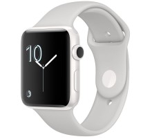 Силіконовий ремінець для Apple Watch 42(ser.1-3)/44/45/46/49mm Сірий / Stone