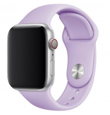 Силіконовий ремінець для Apple Watch 42(ser.1-3)/44/45/46/49mm Бузковий / Dasheen