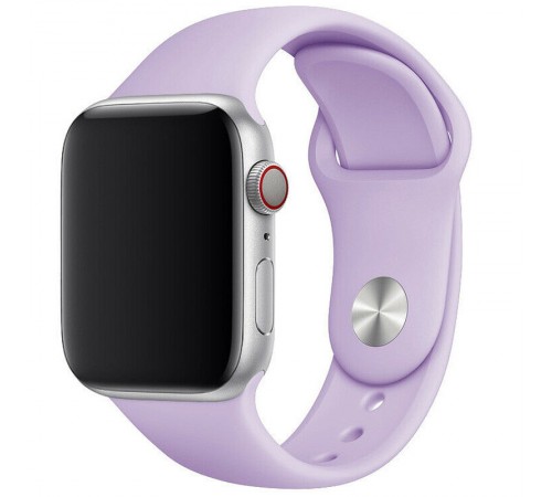 Силіконовий ремінець для Apple Watch 42(ser.1-3)/44/45/46/49mm Бузковий / Dasheen Силіконовий ремінець для Apple Watch 42(ser.1-3)/44/45/46/49mm Бузковий / Dasheen