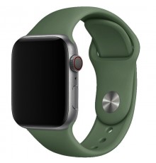 Силіконовий ремінець для Apple Watch 42(ser.1-3)/44/45/46/49mm Зелений / Army green