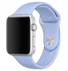 Силіконовий ремінець для Apple Watch 42(ser.1-3)/44/45/46/49mm Блакитний / Lilac Blue