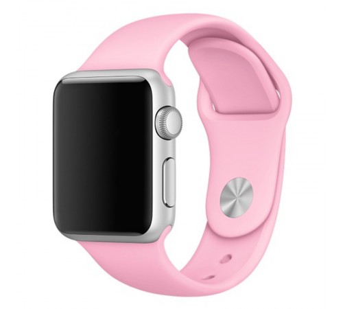 Силіконовий ремінець для Apple Watch 42(ser.1-3)/44/45/46/49mm Рожевий / Cotton Candy Силіконовий ремінець для Apple Watch 42(ser.1-3)/44/45/46/49mm Рожевий / Cotton Candy