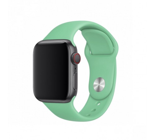 Силіконовий ремінець для Apple Watch 42(ser.1-3)/44/45/46/49mm Зелений / Spearmint Силіконовий ремінець для Apple Watch 42(ser.1-3)/44/45/46/49mm Зелений / Spearmint